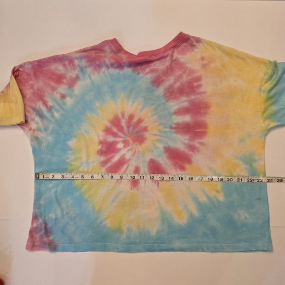 Disney Mickey Mouse Tie-Dye Short Sleeve T-Shirt Junior Size XL (15/17) - Picture 3 of 6